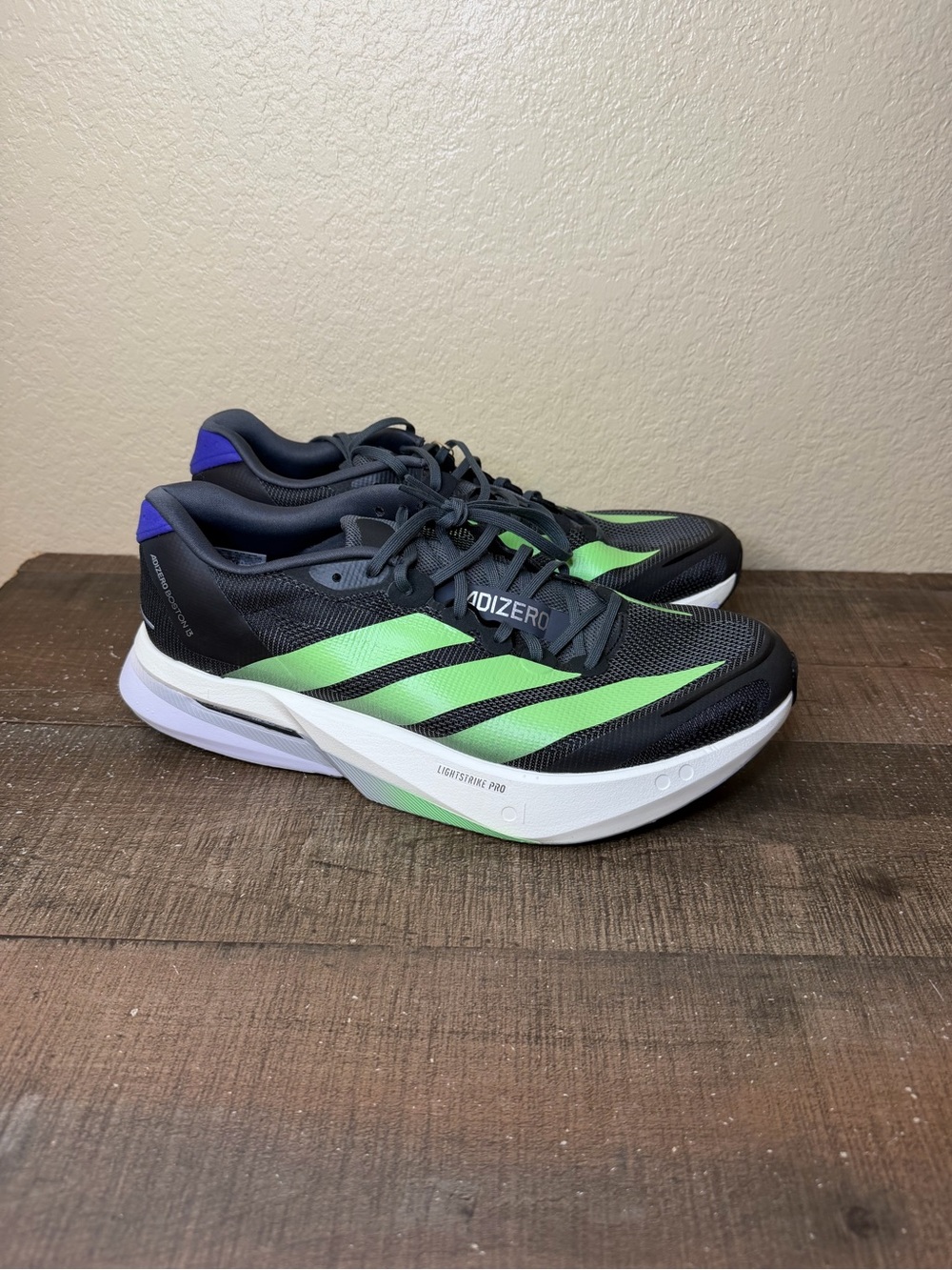 Adidas Adizero Boston 13 Running Shoes. 
- Size 10.5 Men.